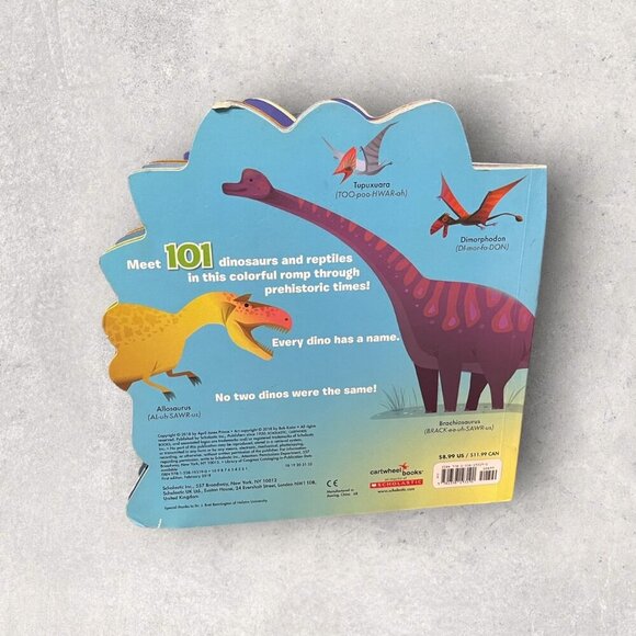 101 Dinosaurs and Other Prehistoric Reptiles Children's Book - Picture 2 of 4